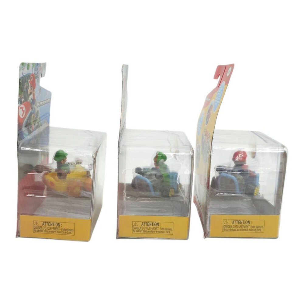 Mario Kart Coin Racers Luigi Yoshi Mario Action Figures Nintendo Jakks Complete - Picture 4 of 9